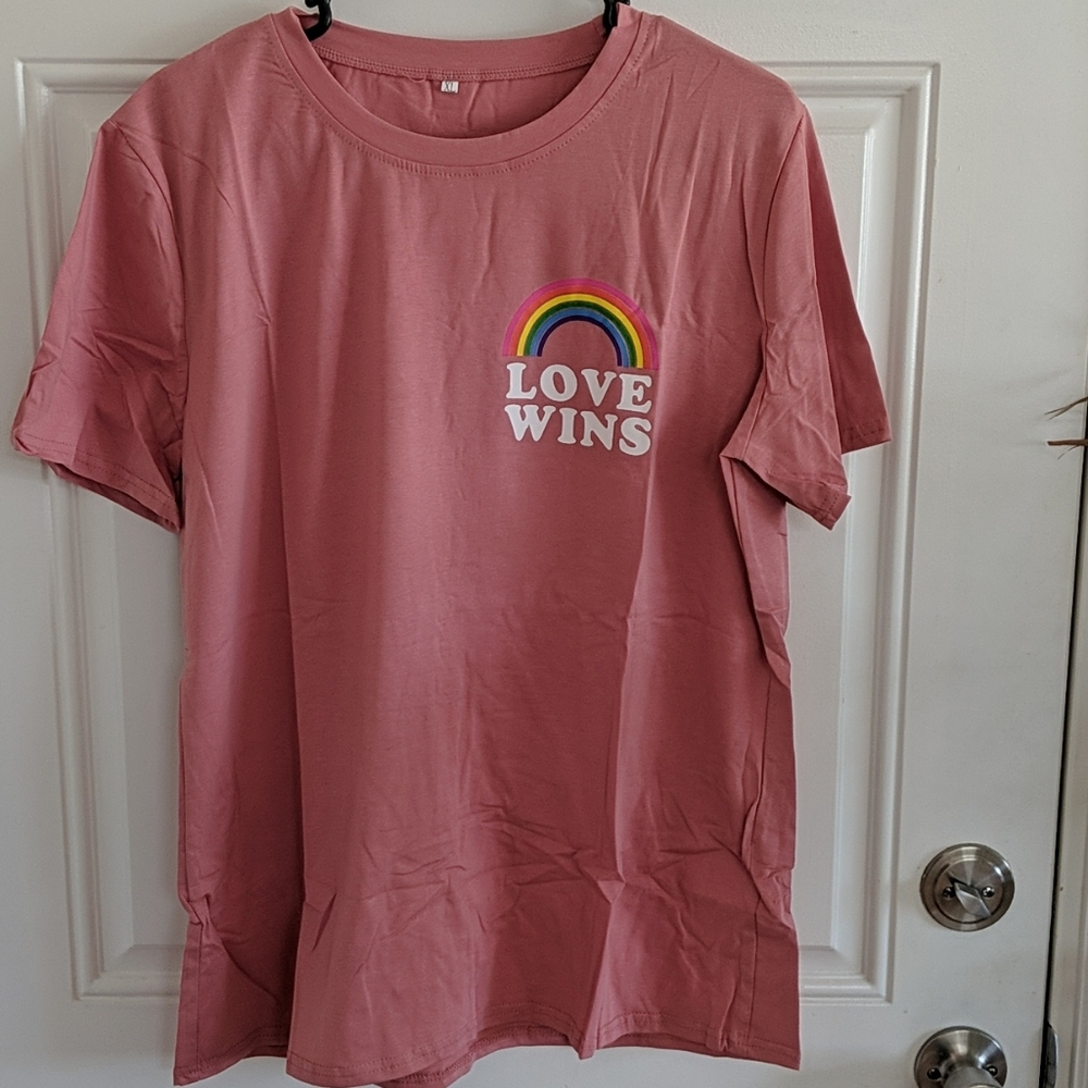 Brand New "Love Wins" T-shirt/Sleep Shirt